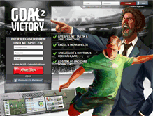 Tablet Screenshot of goal2victory.net